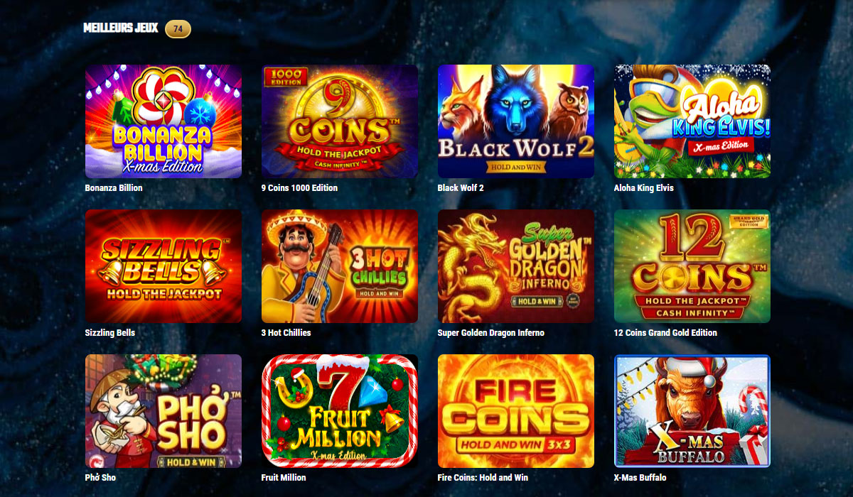 Atlantis Slots Casino jeux